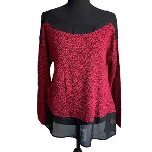Tru Self Long Sleeve blouse Size Large